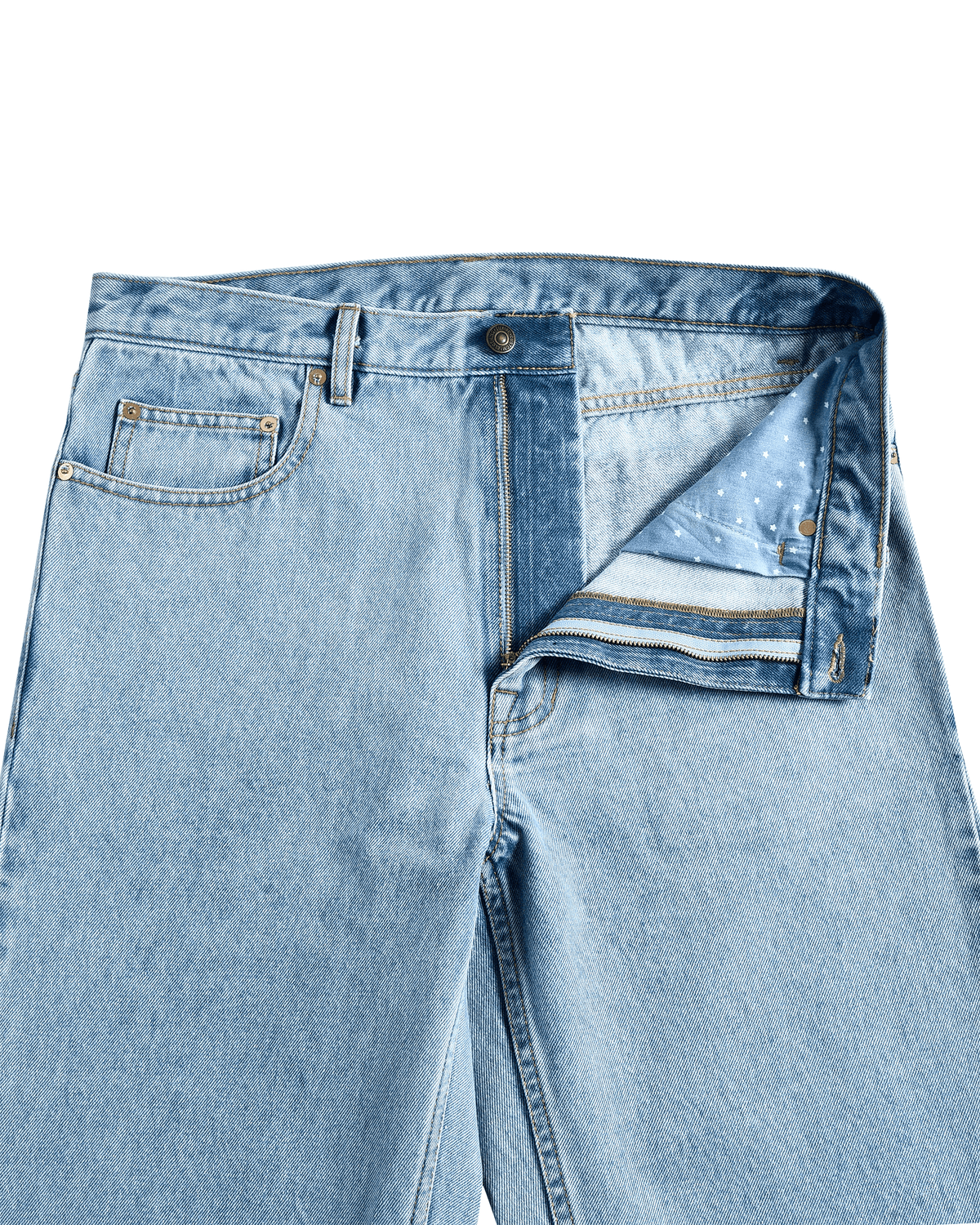 Fade Washed Light Blue Jeans - 18