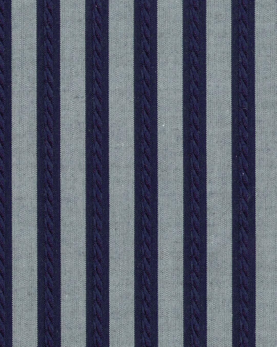 Grey Navy Bengal Stripes 120/2