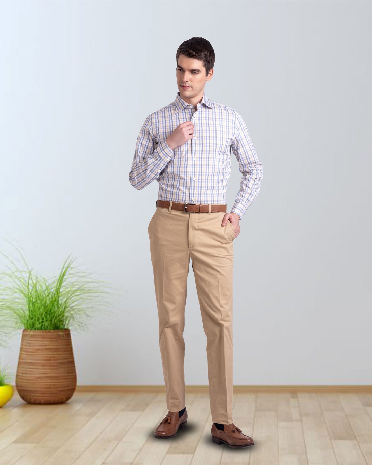 Genoa Beige Dress Pant