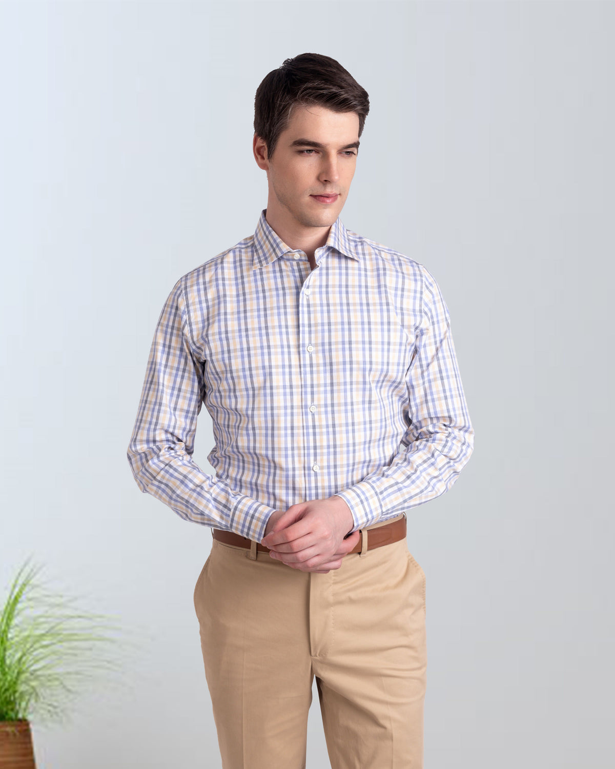 Genoa Beige Dress Pant - 4