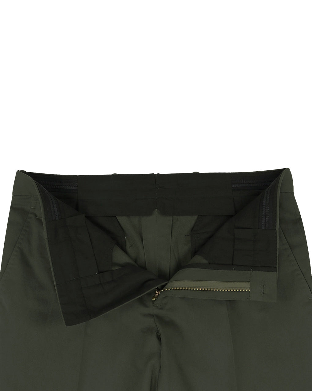 Green Cotton Dress Pant - 3