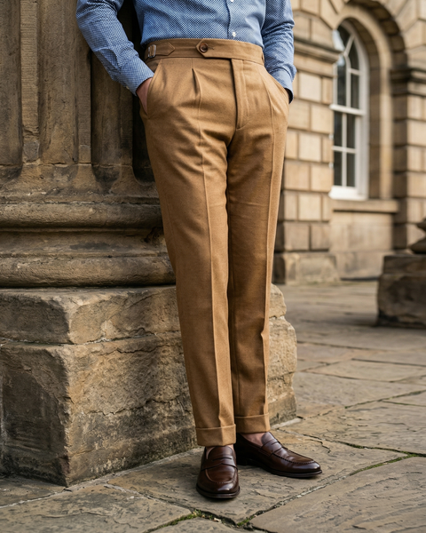 Holland Sherry Classic Worsted Flannel Tan