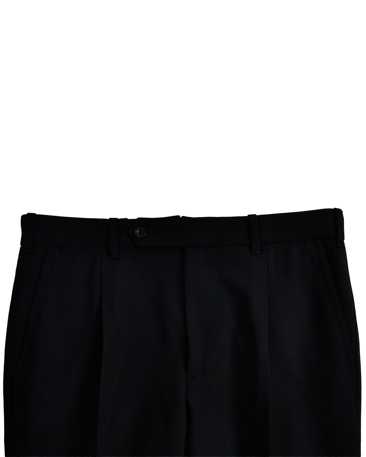 VBC: Black Tropical Wool Dress Pant - 3