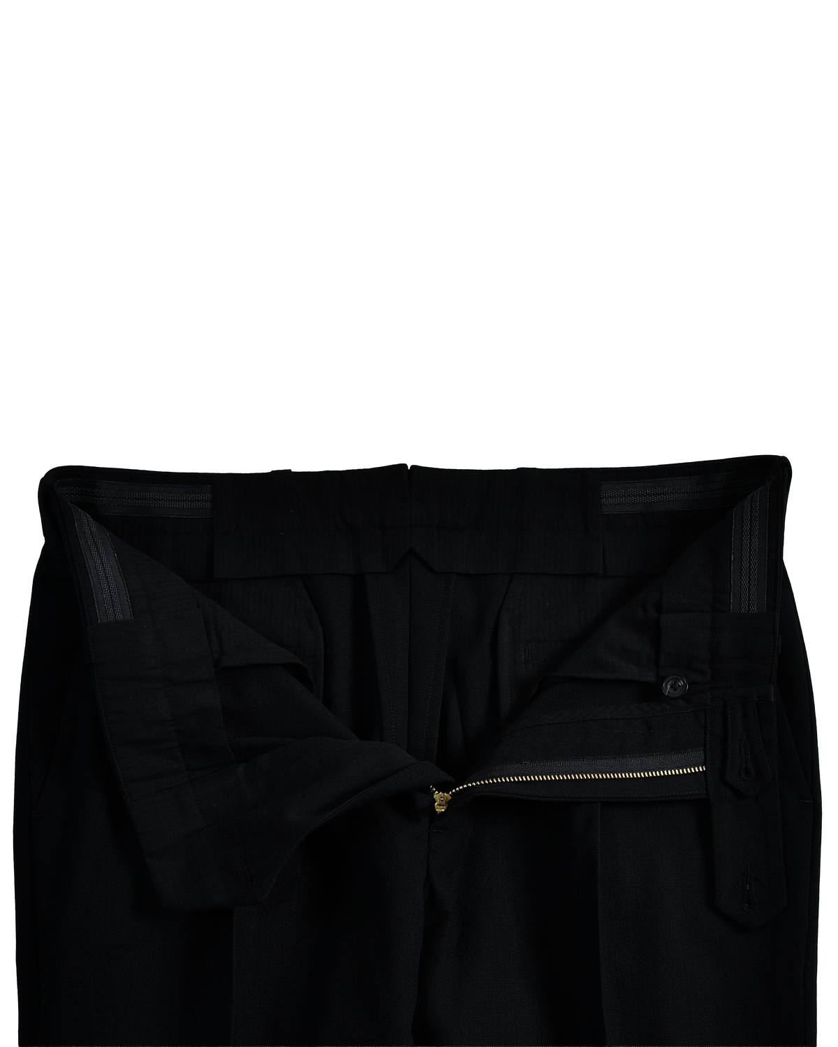 VBC: Black Tropical Wool Dress Pant - 5