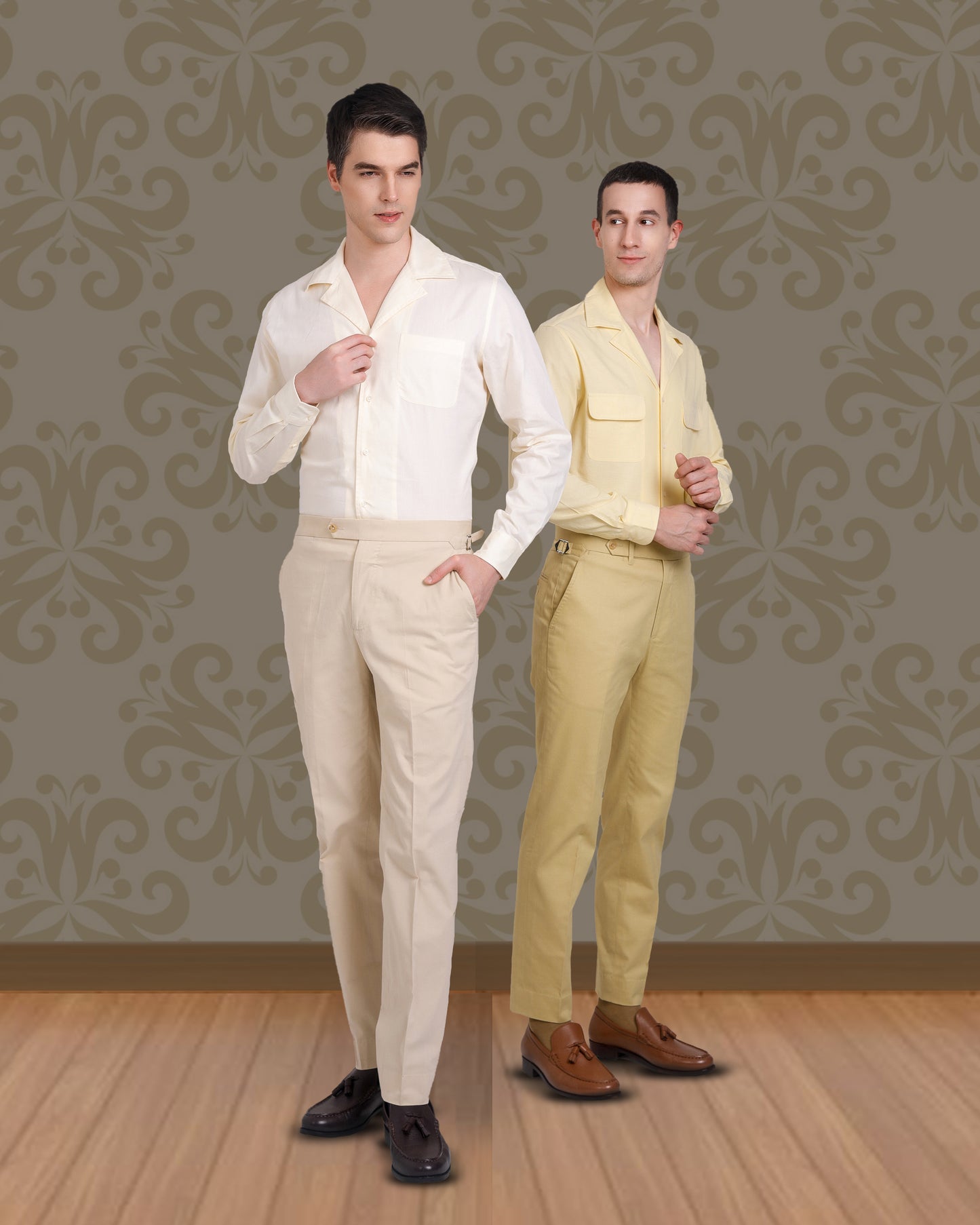 Mellow Mustard Soft Twill Dress Pant