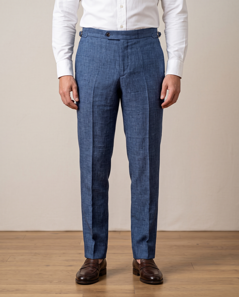 Solbiati Indigo Washed Linen