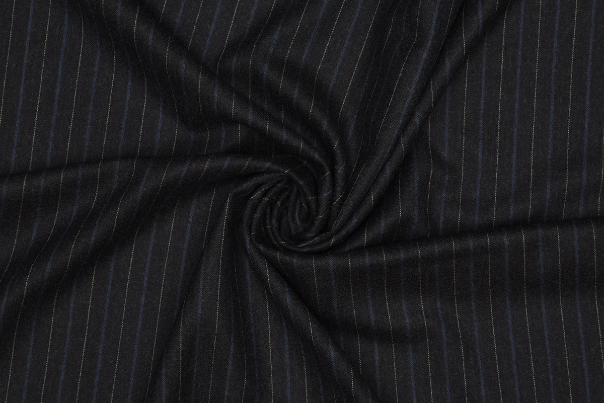 VBC Blue Yellow Alternate Stripes on Brown Pants - 5