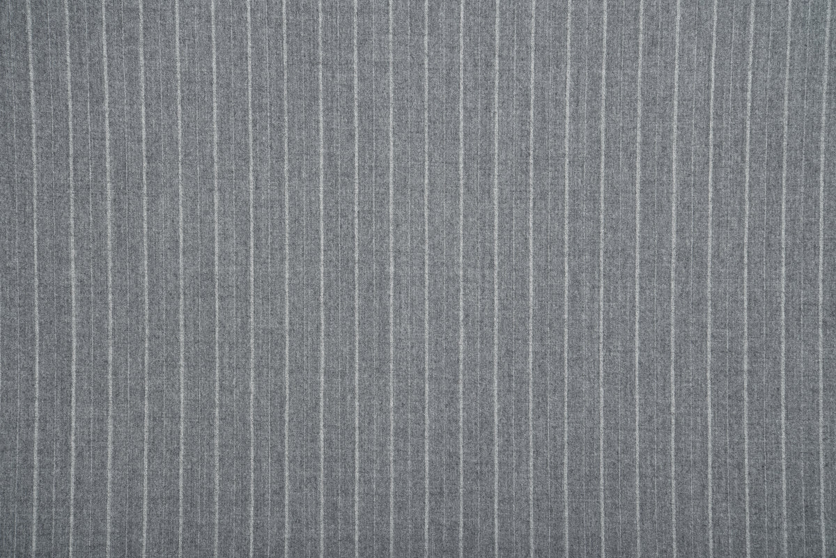 VBC Granite Grey Striped Wool Pants - 2