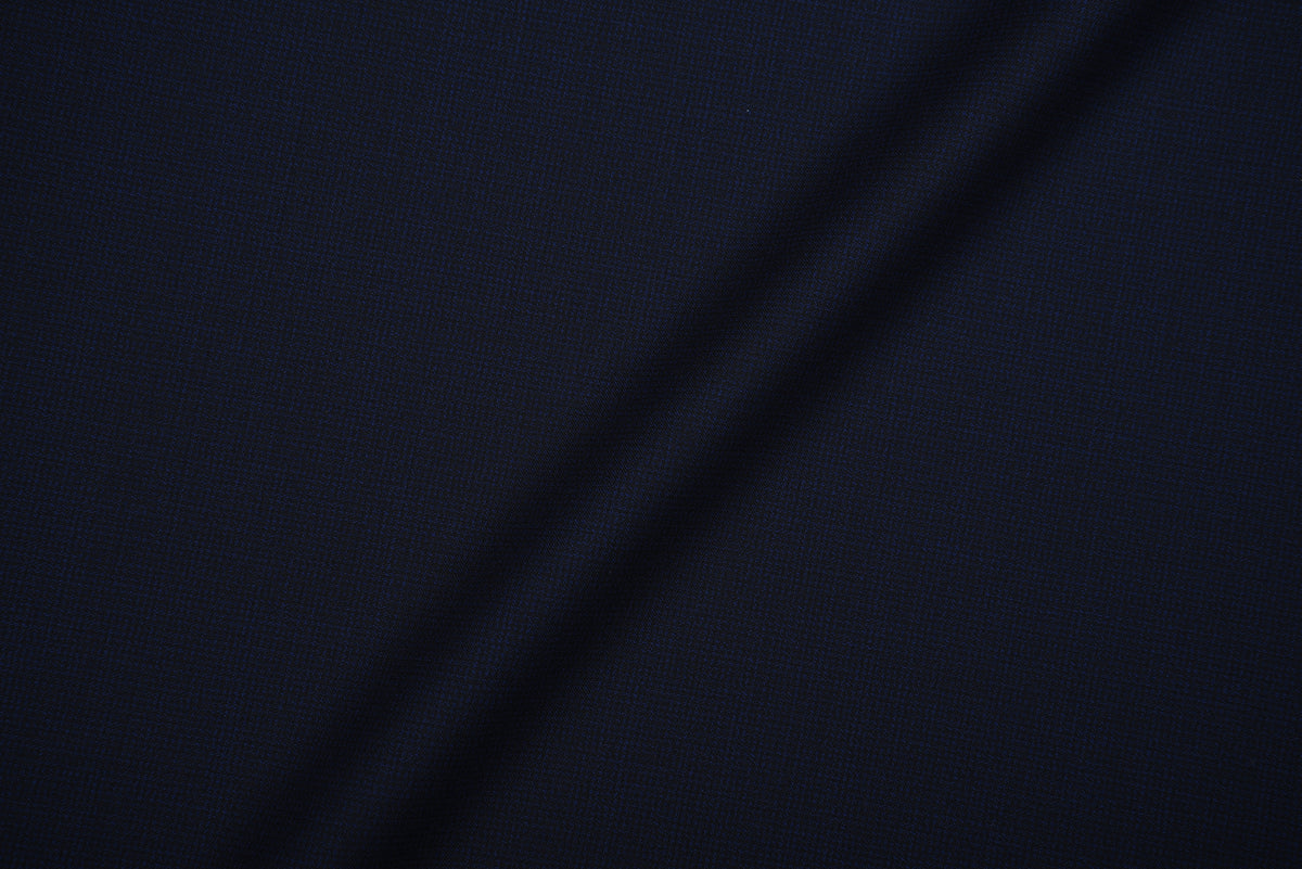 Loro Piana: Blue Mini Checks - 3
