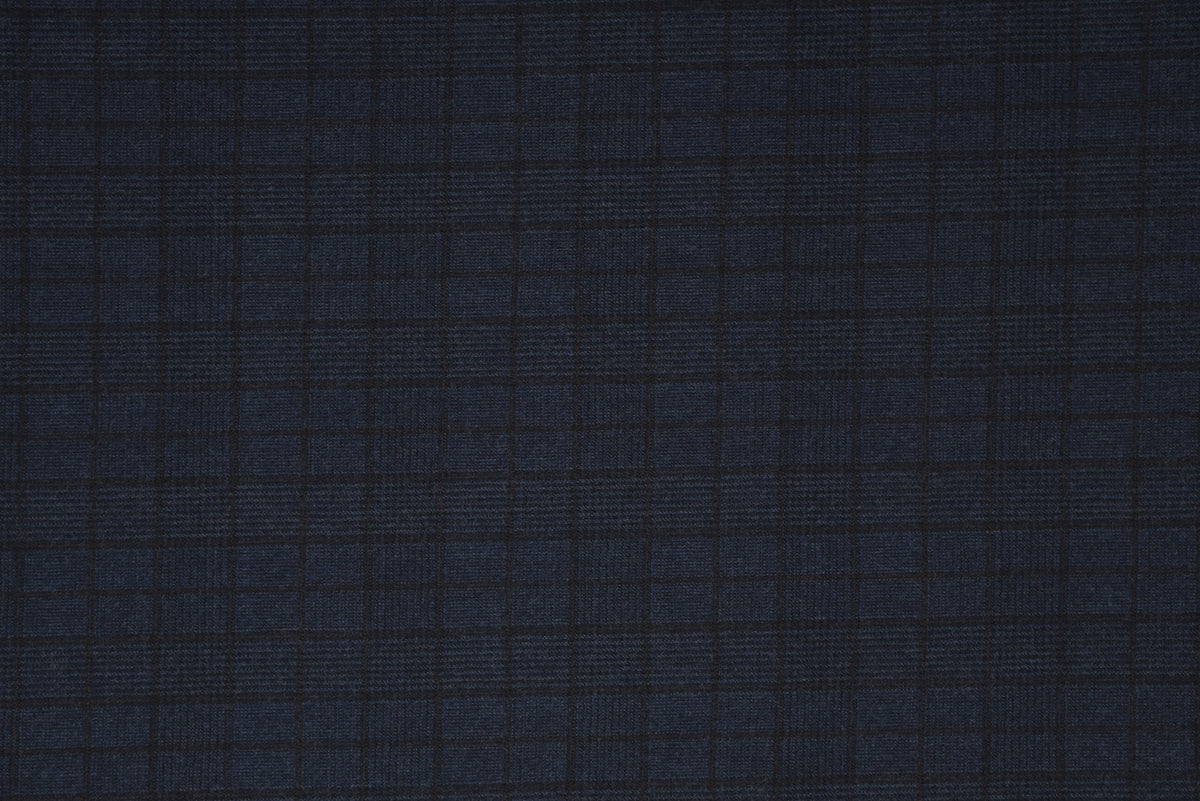 VBC Dark Blue Checks Pants - 2