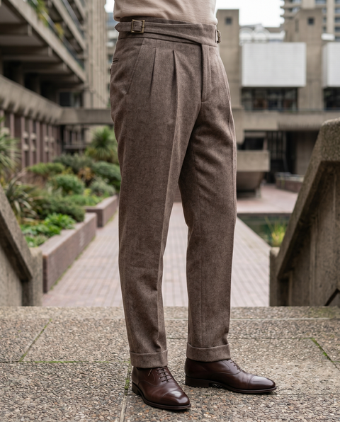 Drago 5% Cashmere 95% wool: Fawn Flannel