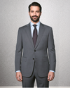 Washable Wool Suit: Mid Grey