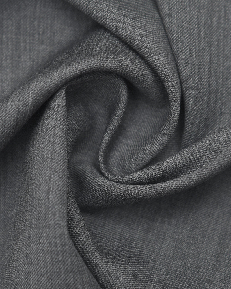 Washable Wool Suit: Mid Grey