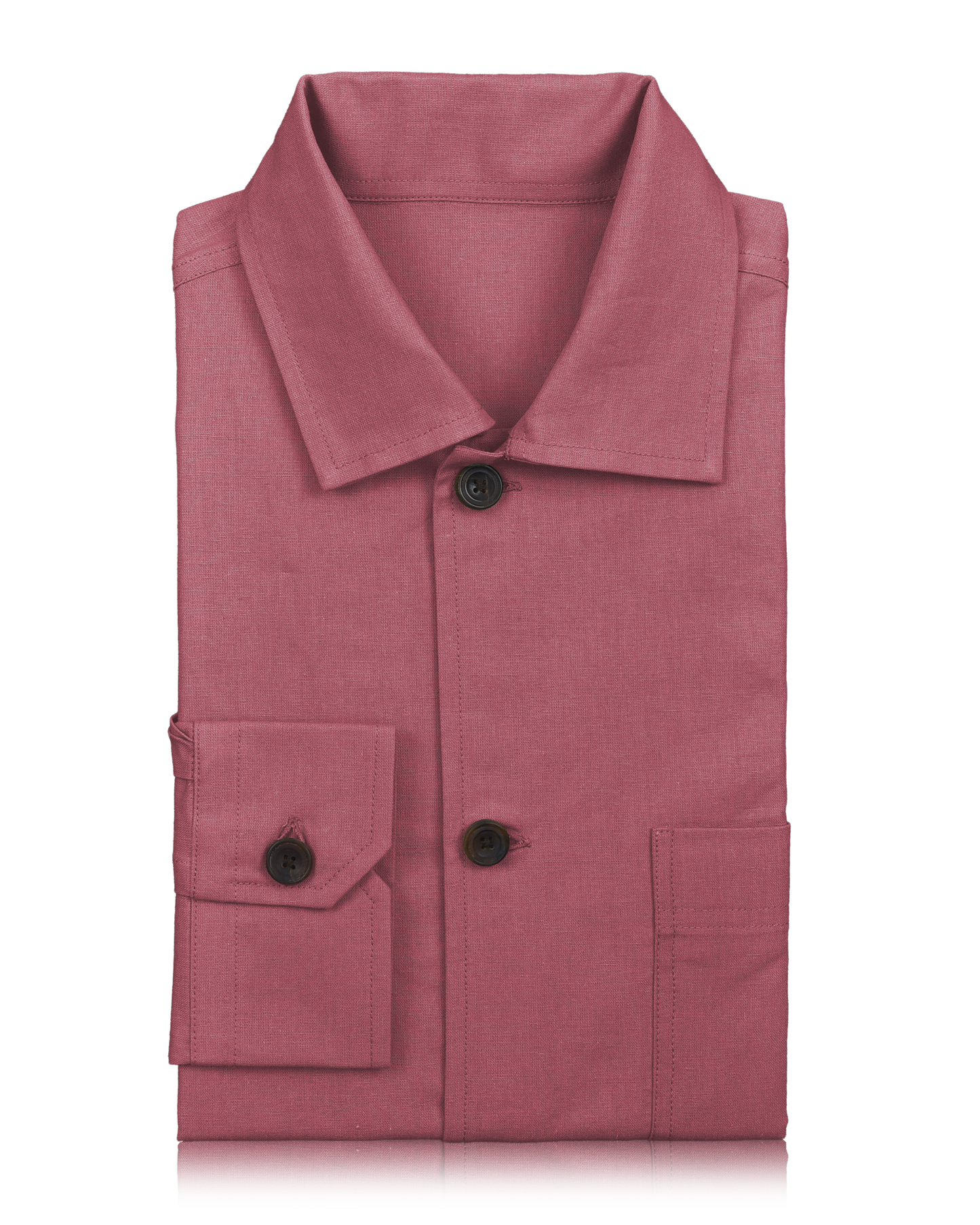 Fresco Cotton Raspberry Shirt Jacket