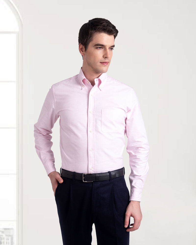 Pale Pink Oxford Shirt