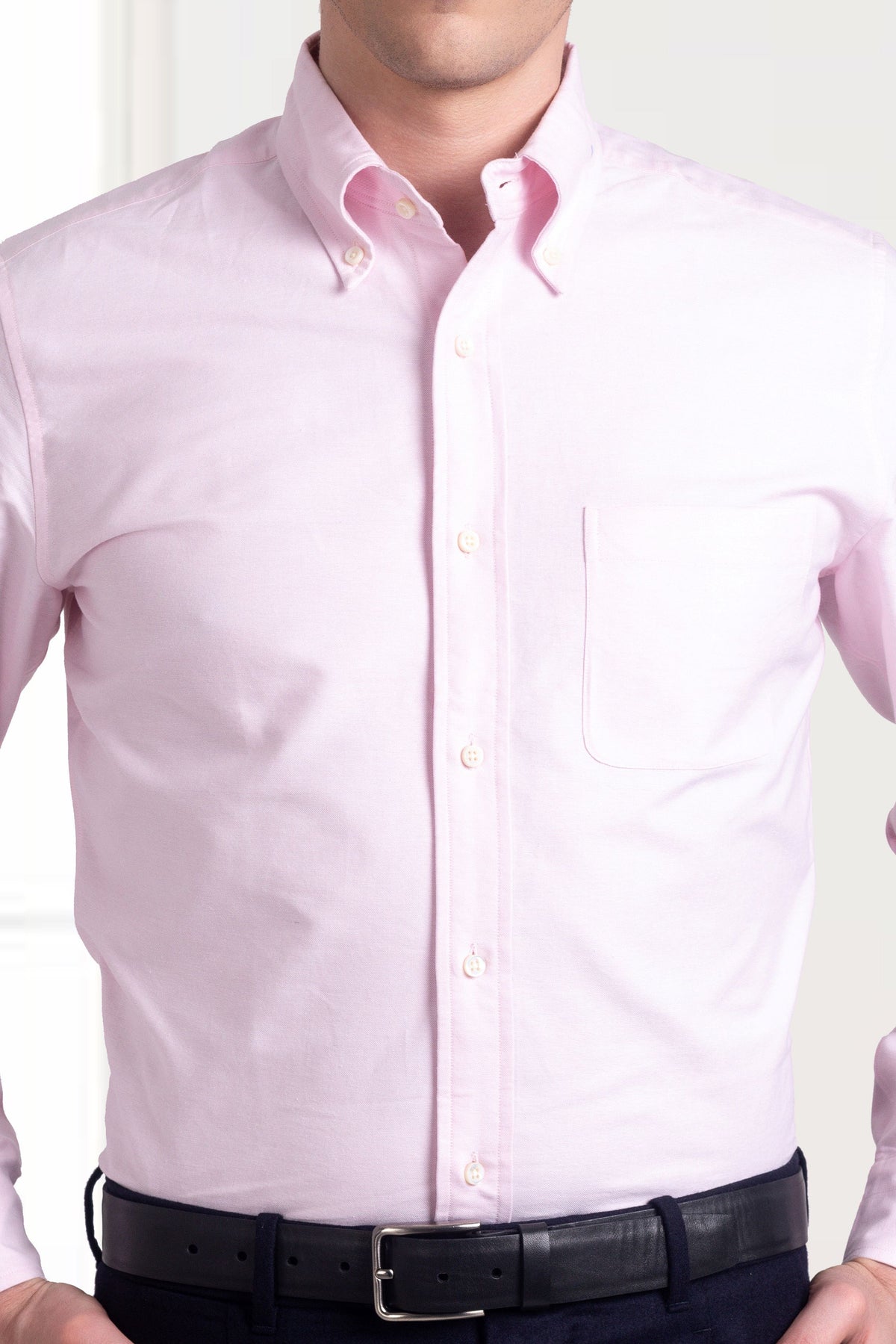 Pale Pink Oxford Shirt - 1
