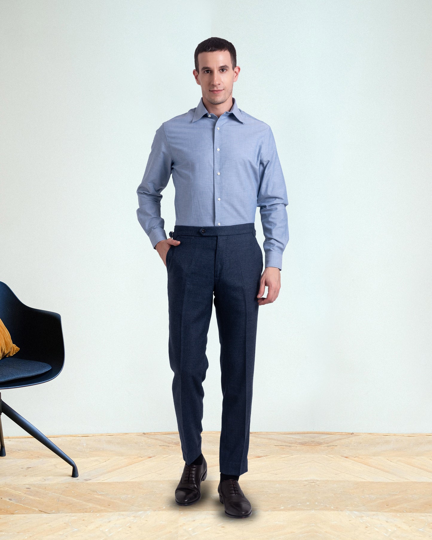 Persian Blue Oxford Shirt