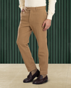 Camel Wool Flannel Pant