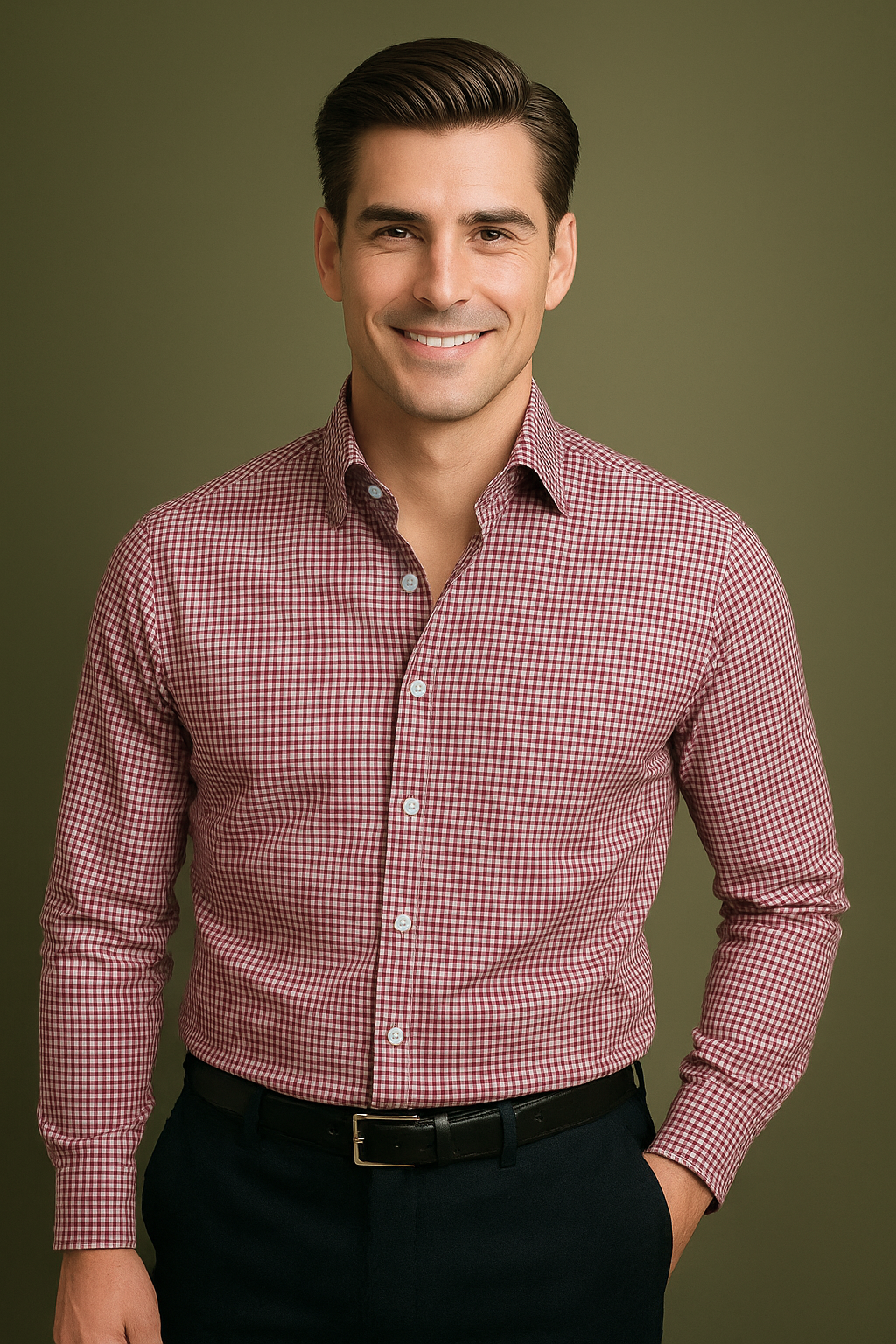 Red Gingham Checks - 1