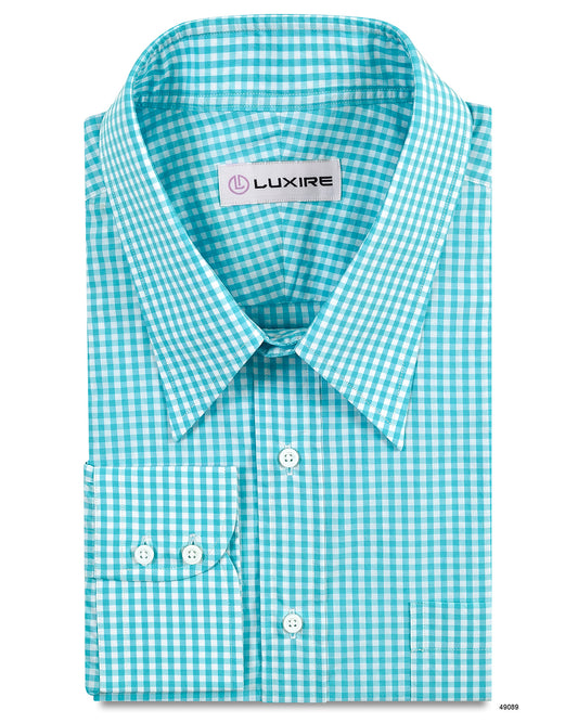 Monti - Moss Green Gingham Shirt