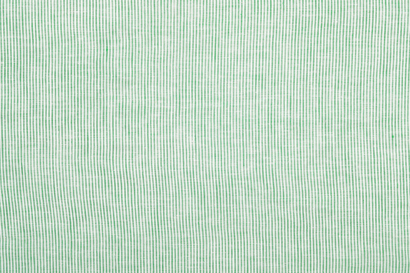 Green Dress Stripes Linen Shirt