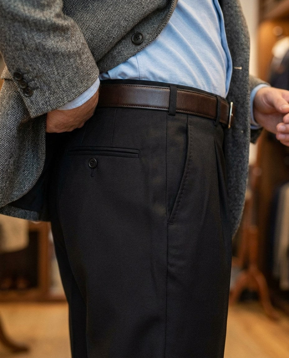 After Dark Grey Cotton Twill - 8