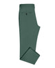 Side view of custom Genoa Chino pants for men by Luxire in fern green