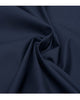 Closeup view of custom Genoa Chino pants for men by Luxire in midnight blue