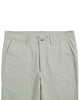 Front view of custom Genoa Chino pants for men by Luxire in pale green