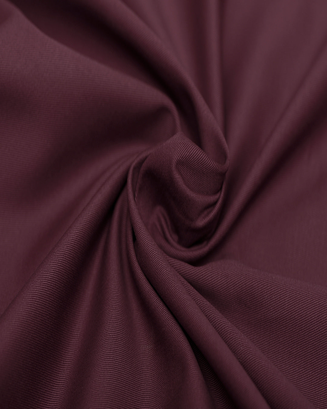 Closeup view of custom Genoa Chino pants for men by Luxire in plum