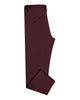 Side view of custom Genoa Chino pants for men by Luxire in plum