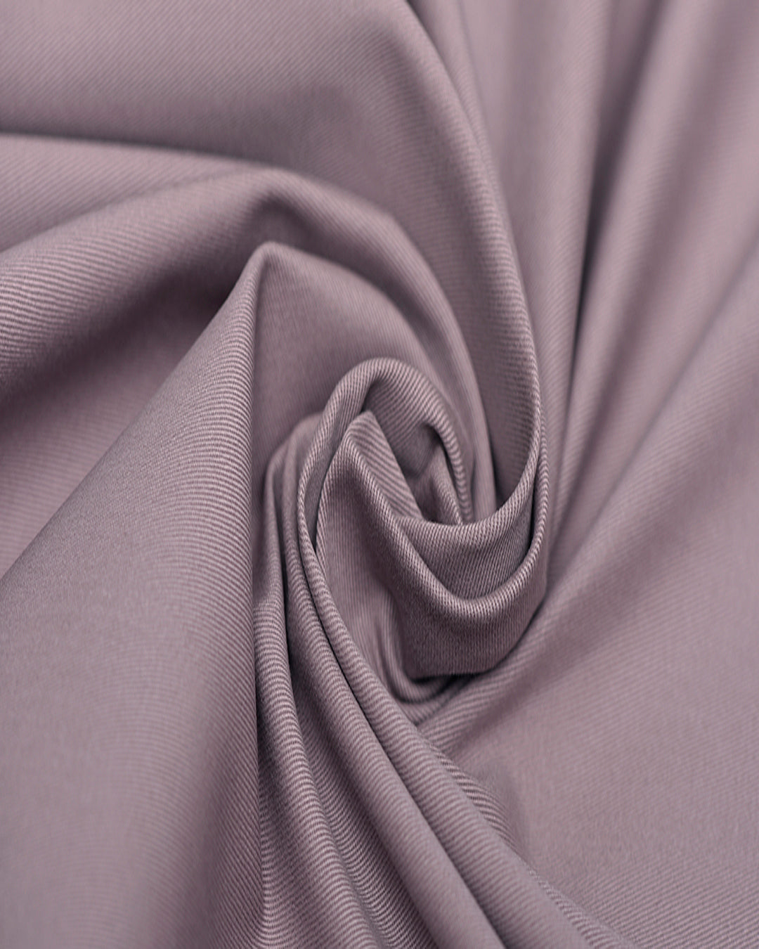 Closeup view of custom Genoa Chino pants for men by Luxire in purple fade