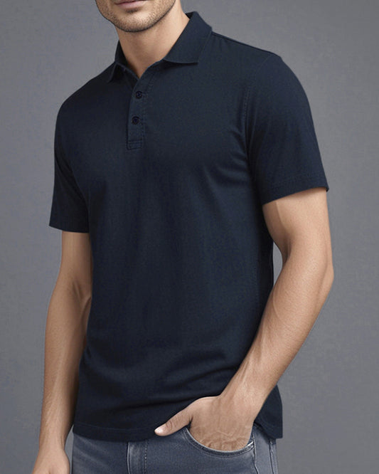 EZS Aria Navy Polo