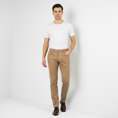 Camel Wool Jeans