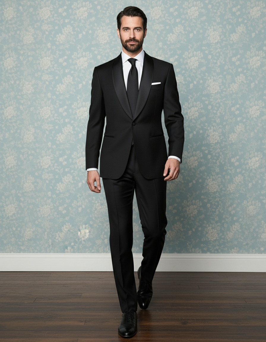 Black Tuxedo Suit - 3