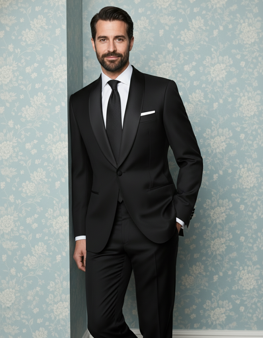 Black Tuxedo Suit - 10