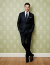 Navy Wool Pinstripes Suit