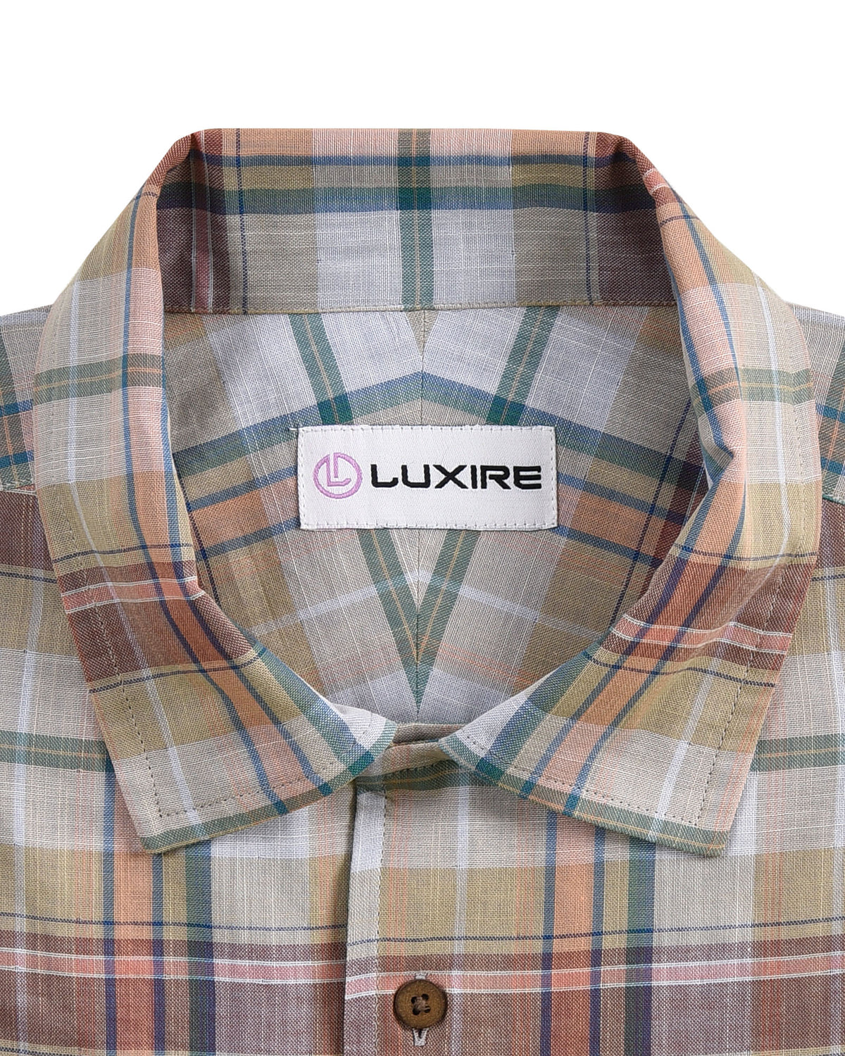 Soft Light Summer:Peach Blue Green Madras - 2