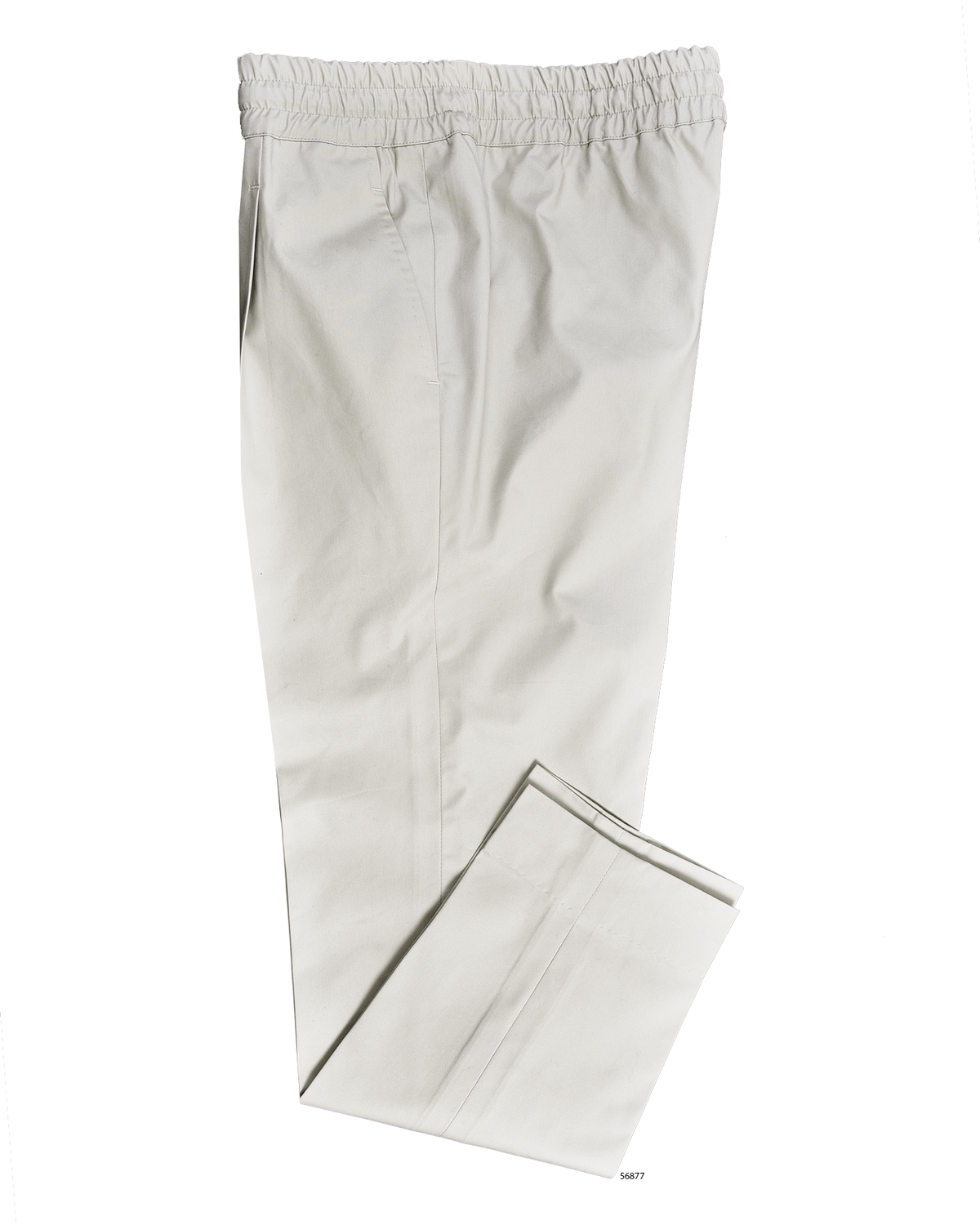 Beige Drawstring Pants - 1