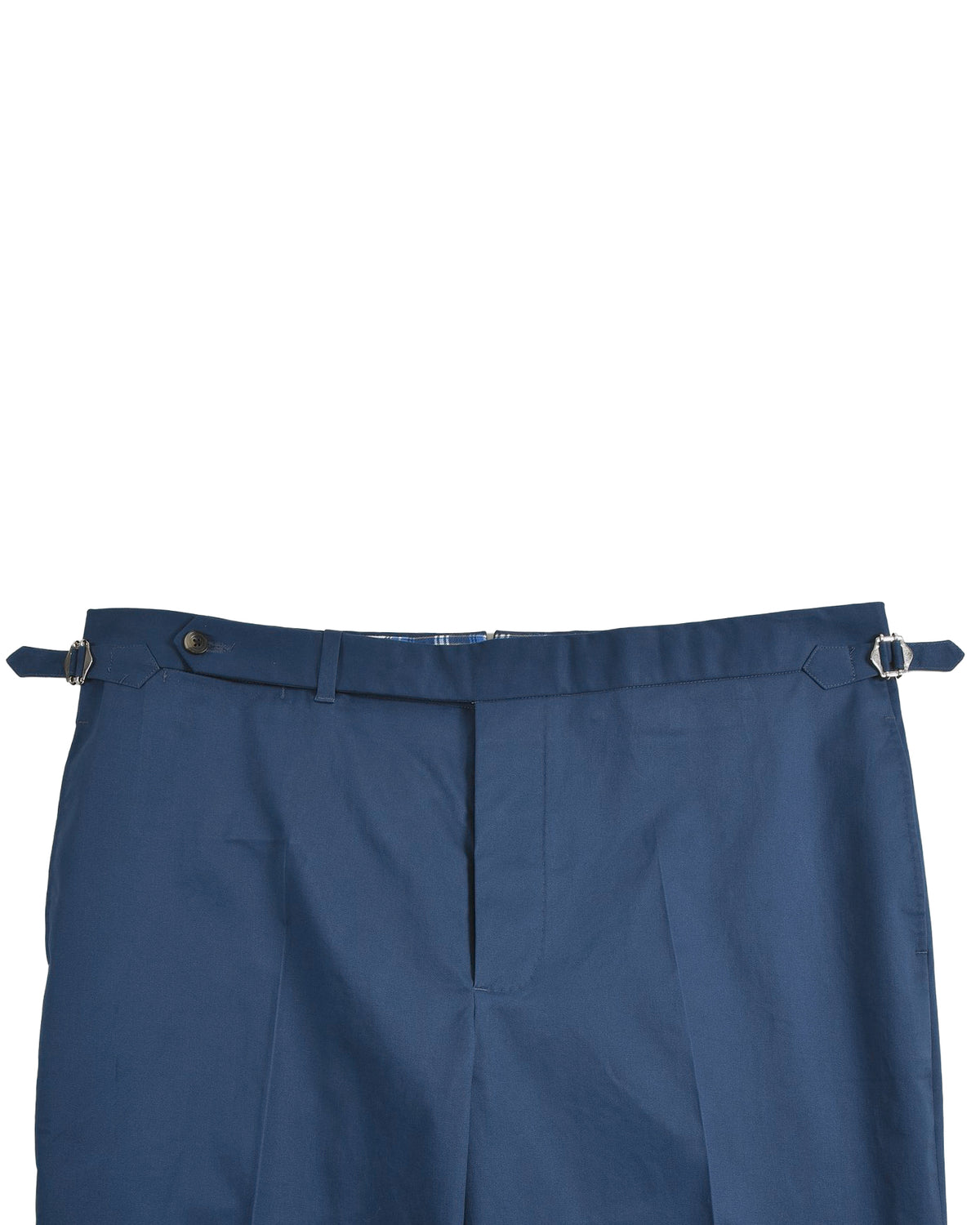 Soft Dark Blue Stretch Twill Pants - 3