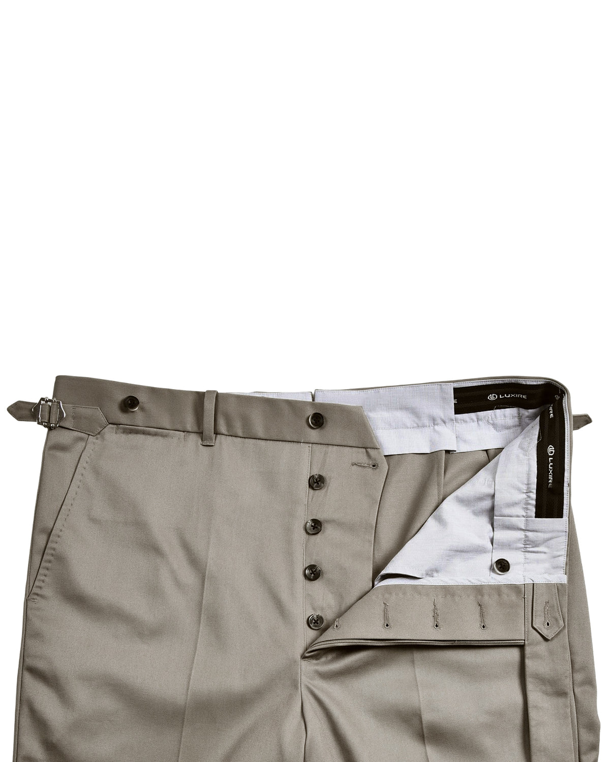 Brownish Grey Twill Chino - 4