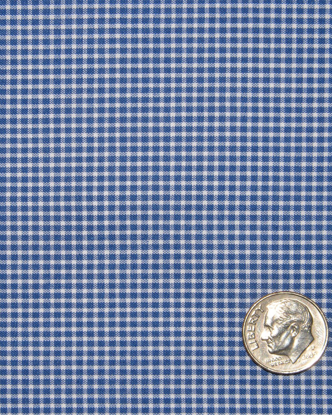Royal Blue Micro Gingham - 5