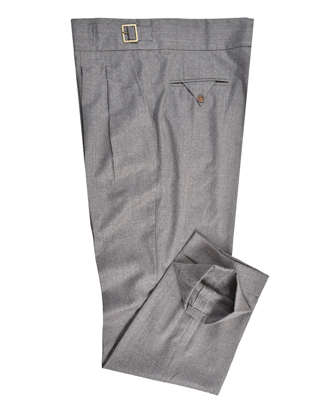 Gurkha Pant in Vitale Barberis Canonico - Flannels  Light Grey - 3