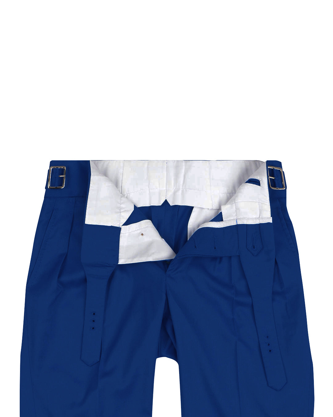Gurkha Pant in VBC 100% Wool: Royal Blue Twill - 3
