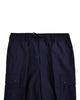 Front view of custom cargo pants for men by Luxire in navy