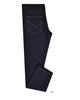 Side view of custom denim jeans for men by Luxire in speckled