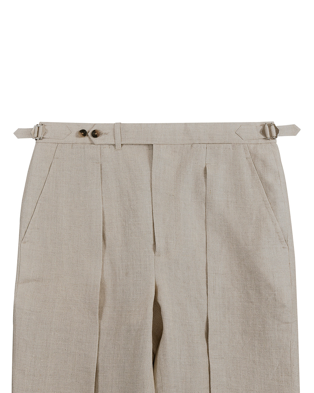 100% Linen Suiting Ecru - 2