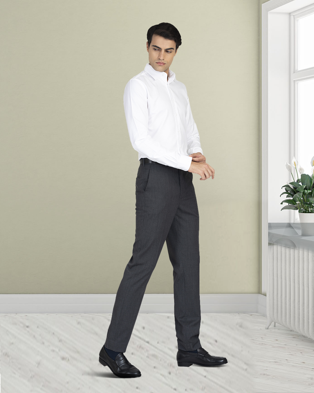 Brembana 2-Ply Giza White Royal Oxford Shirt - 3