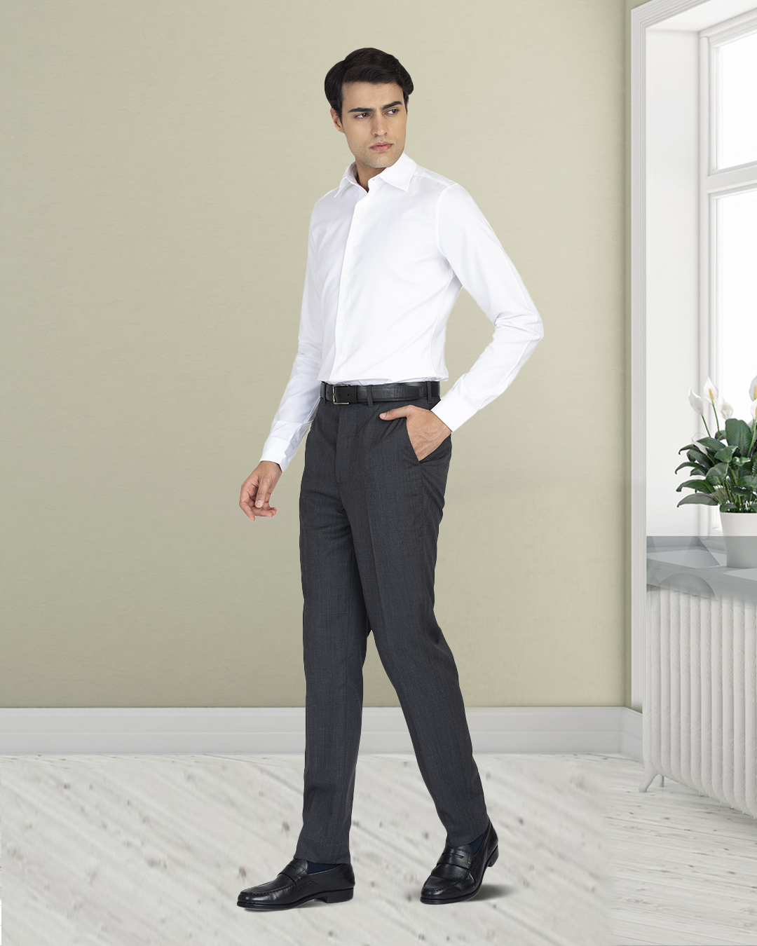 Brembana 2-Ply Giza White Royal Oxford Shirt - 5