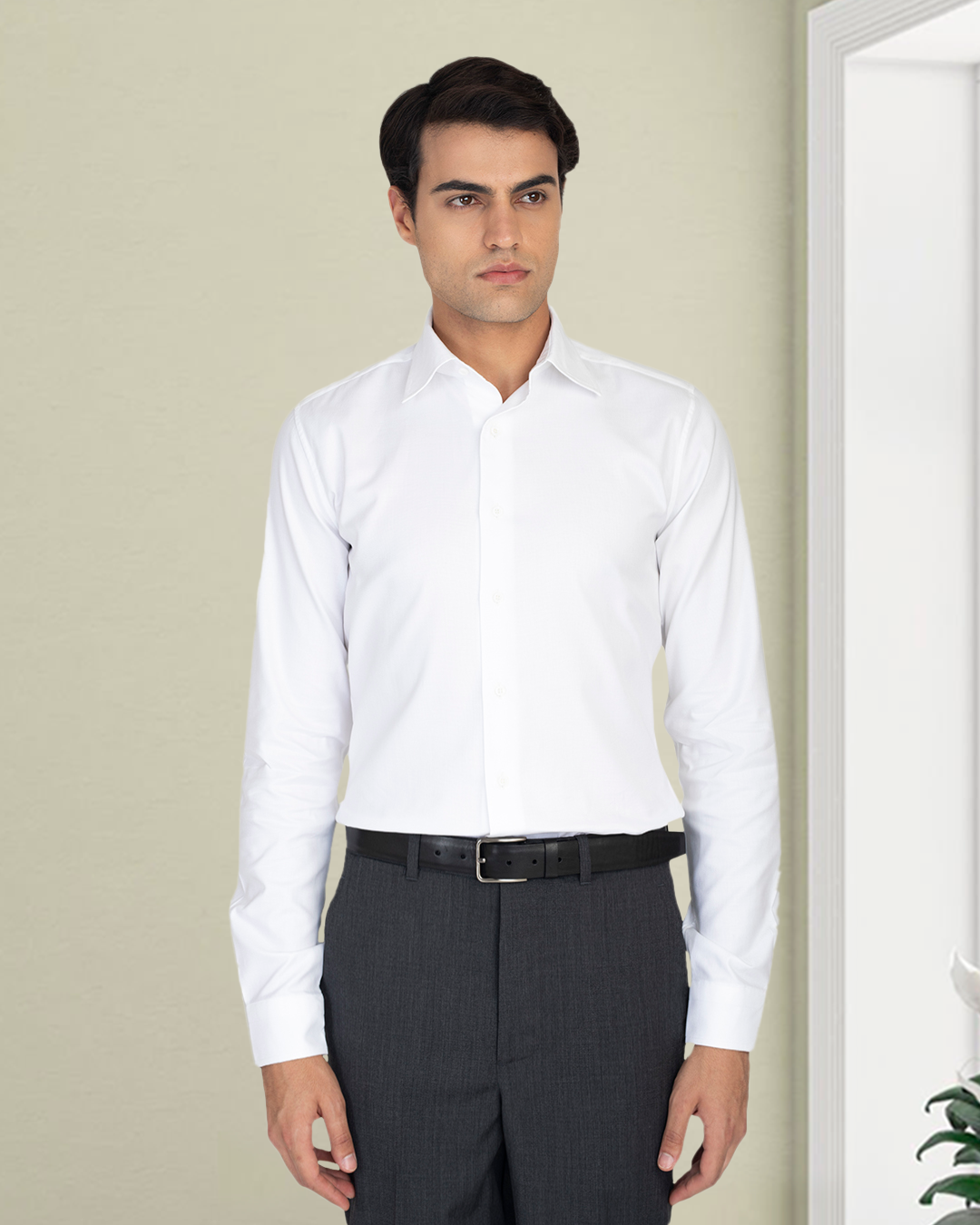 Brembana 2-Ply Giza White Royal Oxford Shirt - 2